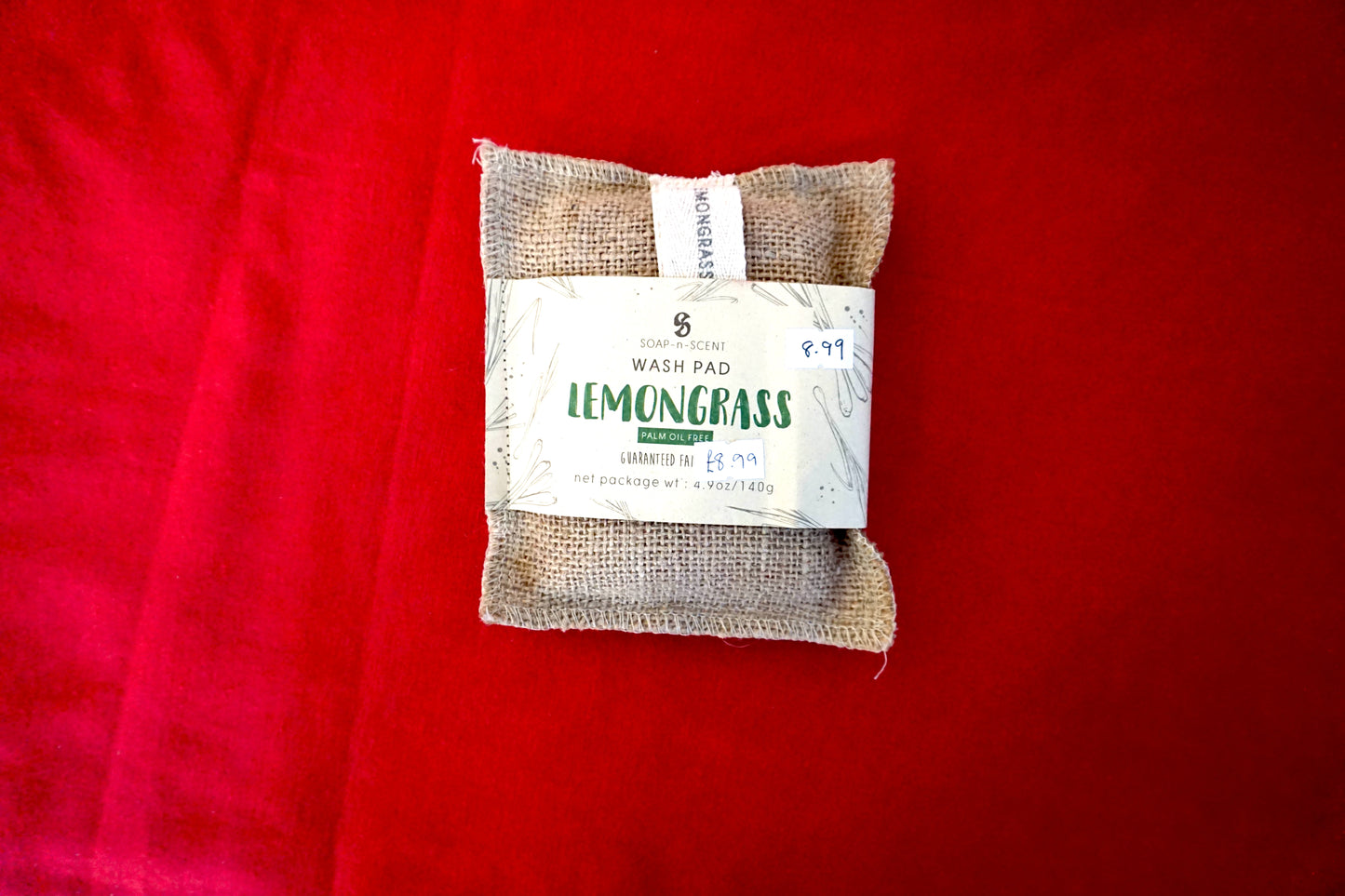 Handmade Lemongrass Soap Wash Pad