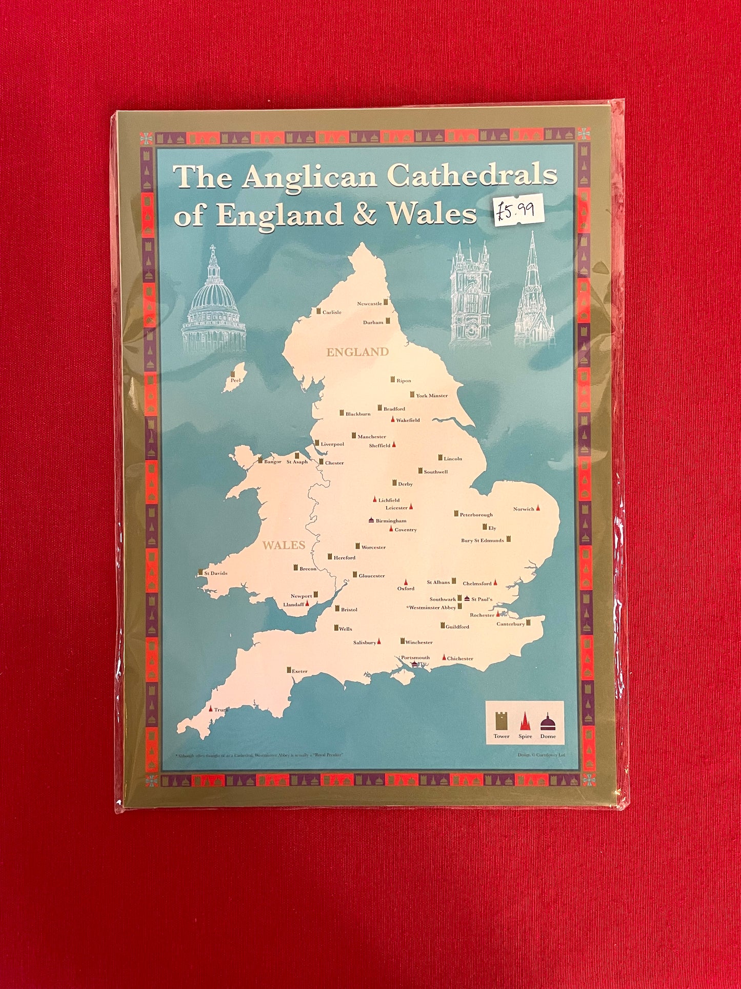 Anglican Cathedrals Art Print